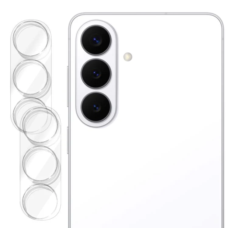 For Galaxy S26 / S26+ 5G 2pcs/Set LeReach TF Series 3D Full Coverage Version HD Wear-Resistant Camera Lens Glass Film(Clear)