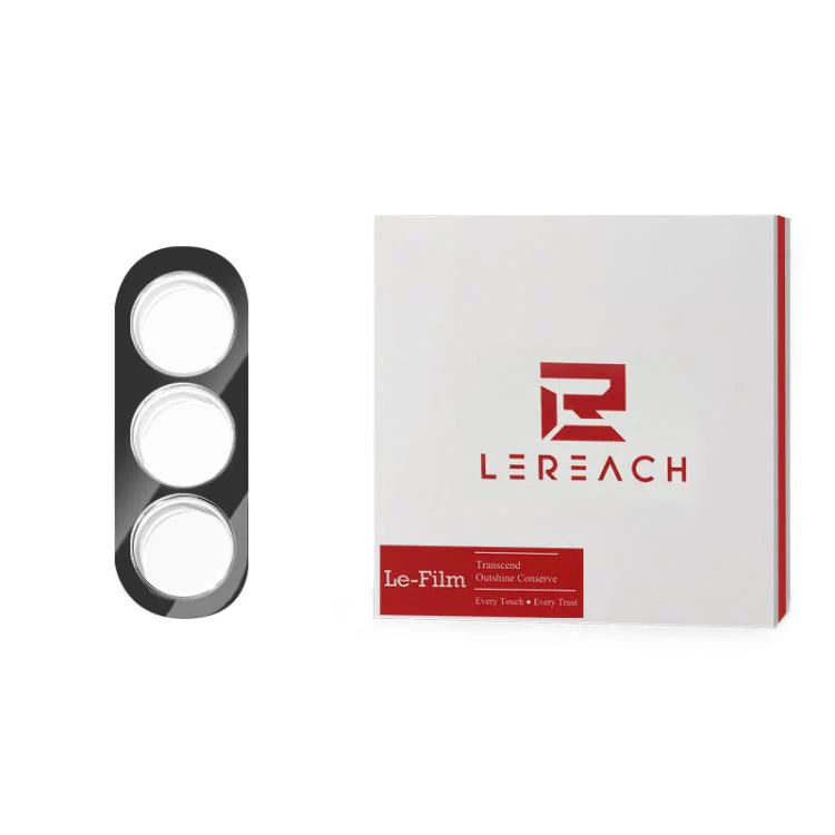 For Galaxy S26 Ultra 5G 2pcs/Set LeReach TF Series 3D Full Coverage Version HD Wear-Resistant Camera Lens Glass Film(Black) - Image 2