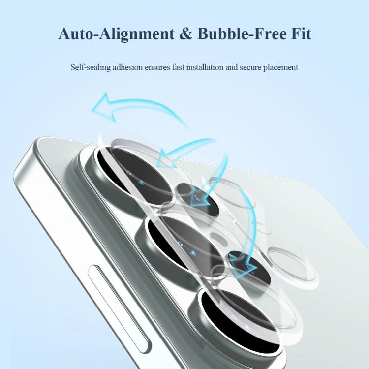 For Galaxy S26 Ultra 5G LeReach TF Series 3D Full Coverage Version HD Wear-Resistant Camera Lens Glass Film, Main/Sub Set(Clear) - Image 7