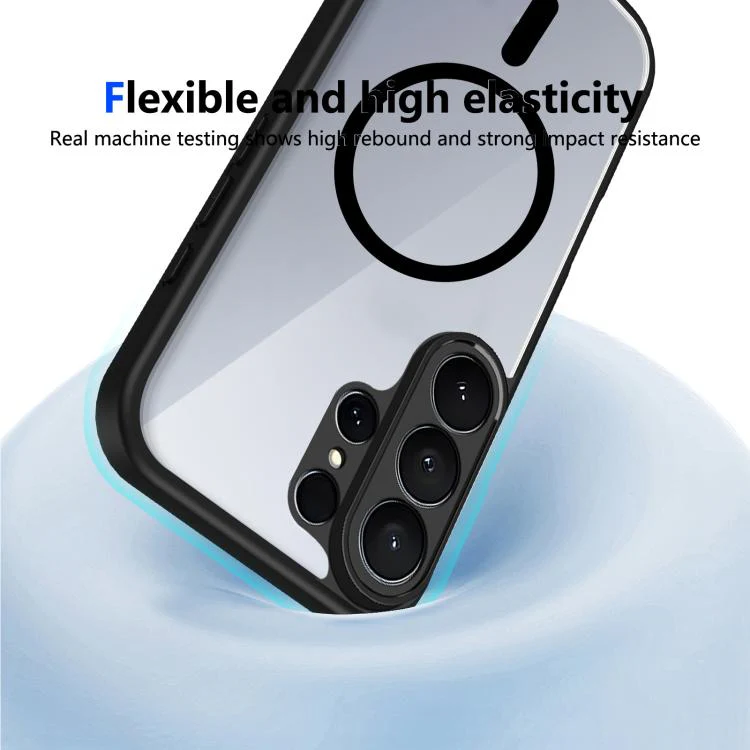 For Galaxy S26 Ultra 5G Matte PC Skin-feel Magnetic Shockproof Phone Case(Black) - Image 5