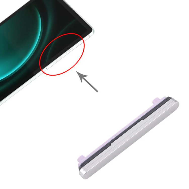 For Galaxy Tab S9 FE+ 5G SM-X616/X610 Original Volume Control Button (Silver) - Image 4