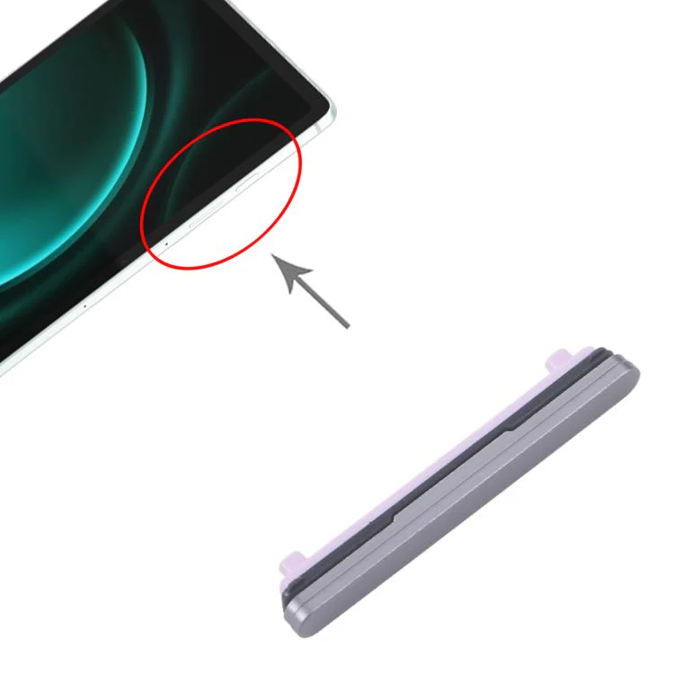 For Galaxy Tab S9 FE SM-X510/X516 Original Volume Control Button (Black) - Image 4