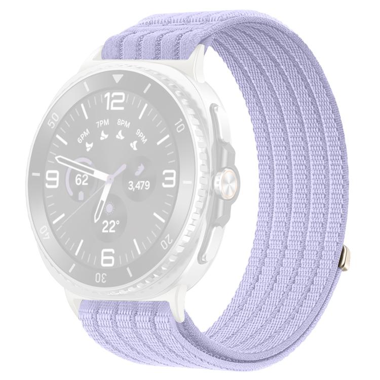 For Galaxy Watch8 / Watch8 Classic xDfind Nylon Breathable Hook And Loop Fastener Watch Band(Purple) - Image 2