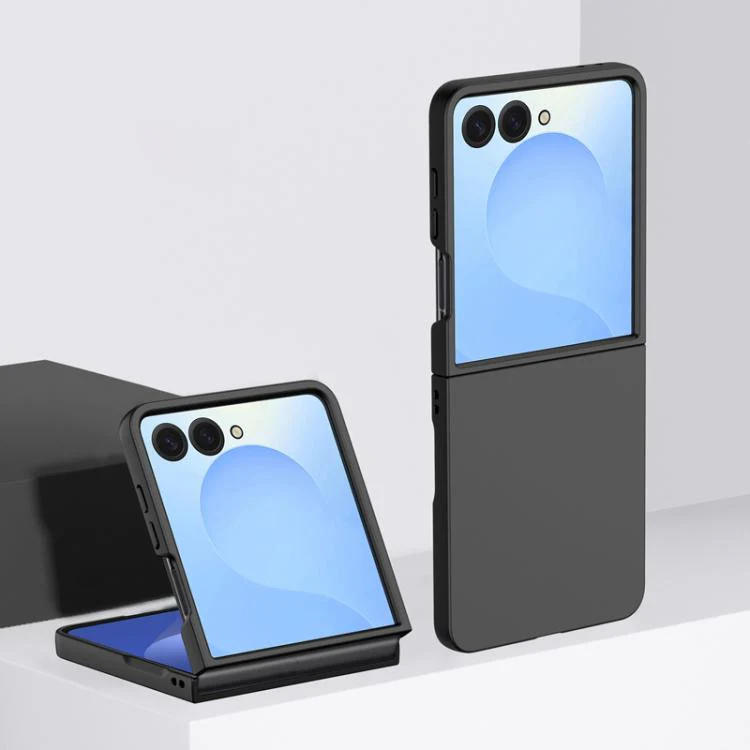 For Galaxy Z Flip8 5G Skin Feel PC Full Coverage Shockproof Phone Case(Black)
