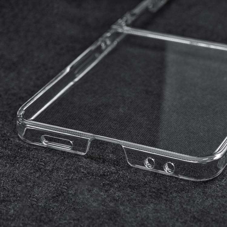 For Galaxy Z Flip8 5G Transparent High-definition Two-stage PC Phone Case - Image 4