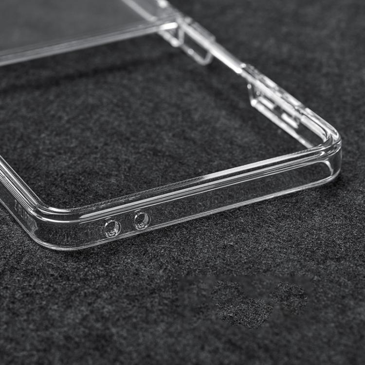 For Galaxy Z Flip8 5G Transparent High-definition Two-stage PC Phone Case - Image 5