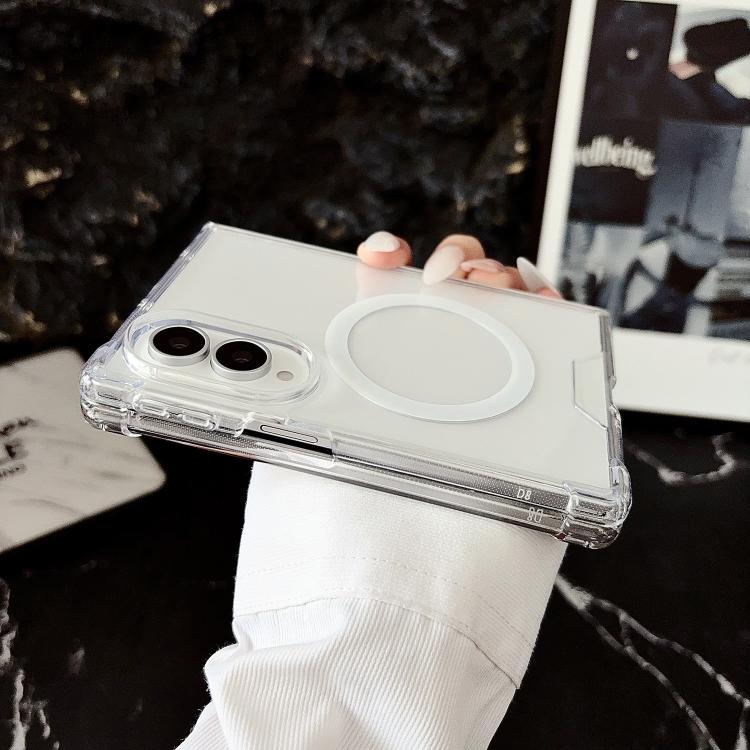 For Galaxy Z Fold8 5G Clear MagSafe Four-corner Anti-fall Phone Case(Transparent) - Image 7