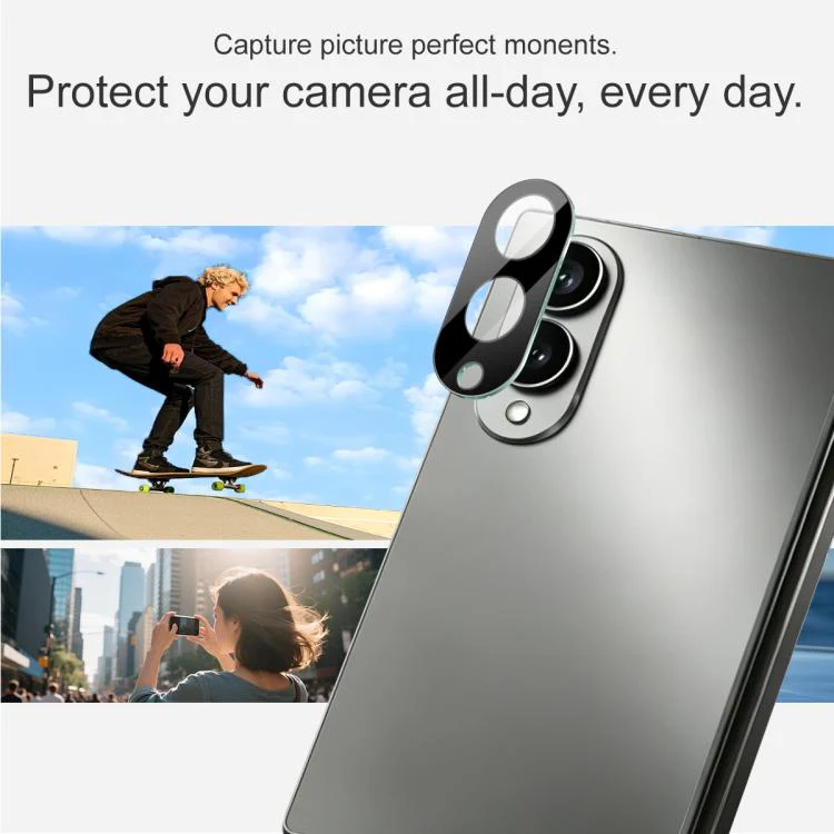 For Galaxy Z Fold8 5G IMAK High Definition Integrated Glass Lens Film Black Version - Image 5