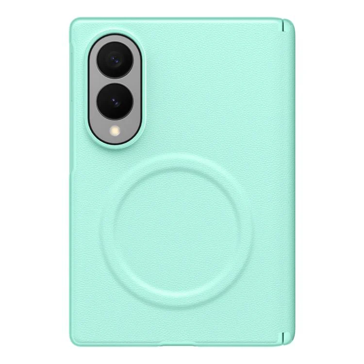 For Galaxy Z Fold8 5G Integrated Vegan Leather Central Magnetic Phone Case(Green) - Image 2