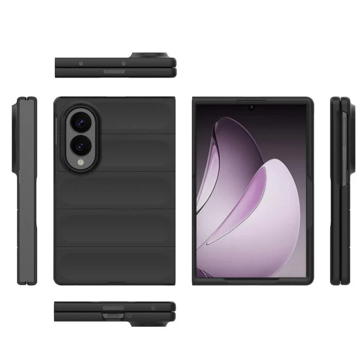 For Galaxy Z Fold8 5G Magic Shield Fold PC Shockproof Phone Case(Black) - Image 3