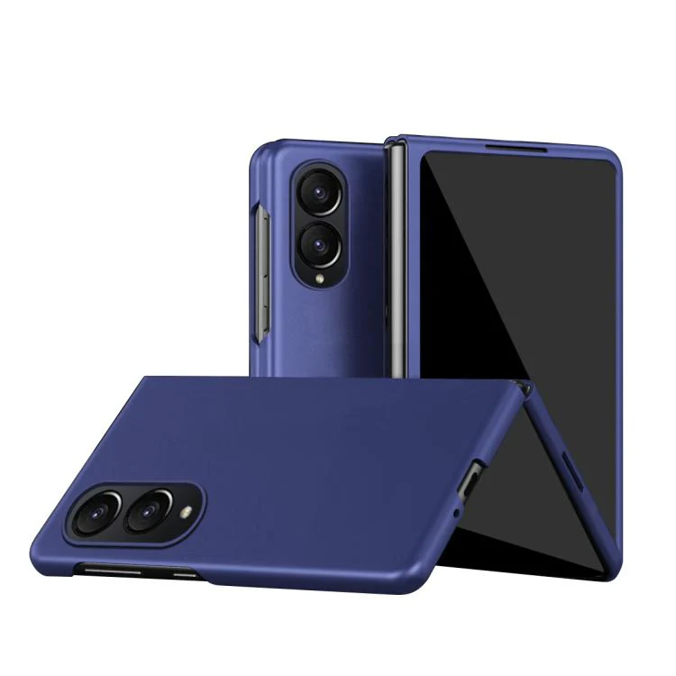 For Galaxy Z Fold8 5G Skin Feel Electroplating PC Shockproof Phone Case(Sapphire Blue) - Image 2