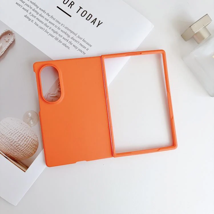 For Galaxy Z Fold8 5G Skin Feel PC Full Coverage Shockproof Phone Case(Orange) - Image 2