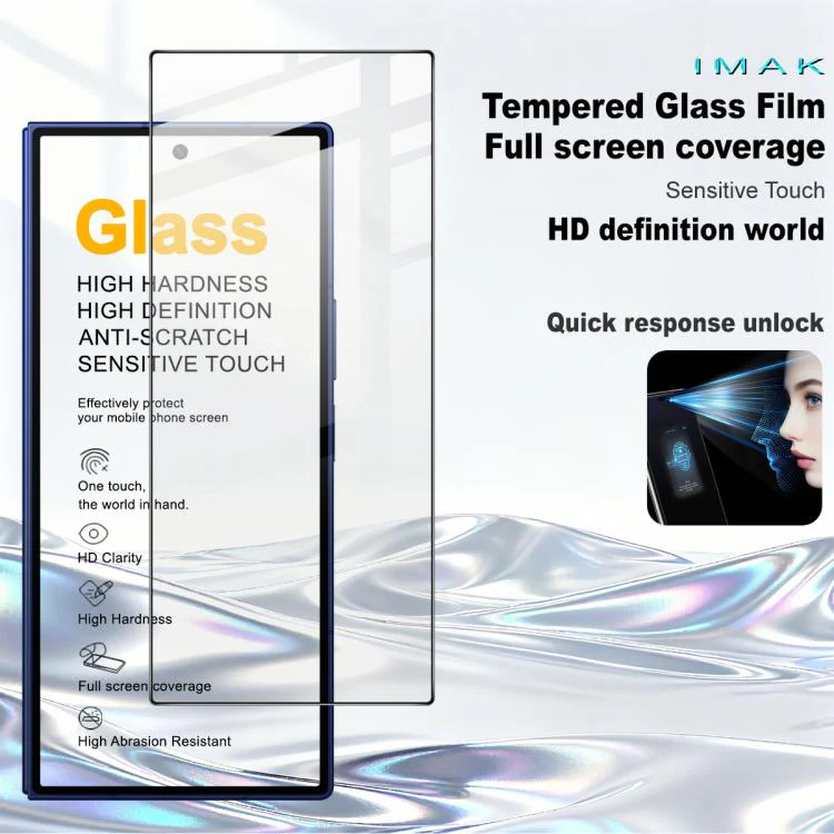 For Galaxy Z Fold8 Ultra 5G imak Full Coverage Tempered Glass Film, Phone Case Exclusive - Image 3