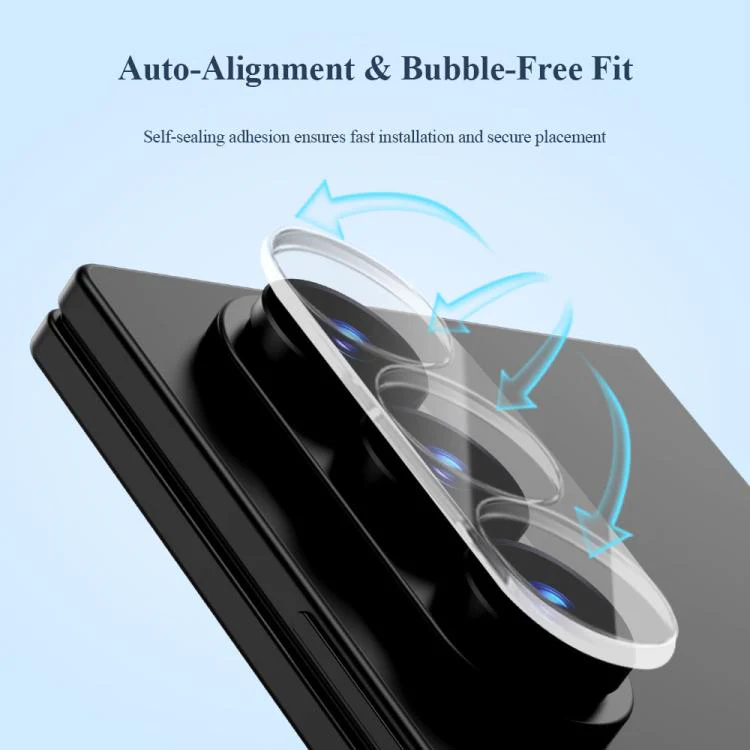 For Galaxy Z Fold8 Ultra 5G LeReach TF Series 3D Full Coverage Version HD Wear-Resistant Camera Lens Glass Film(Transparent) - Image 6