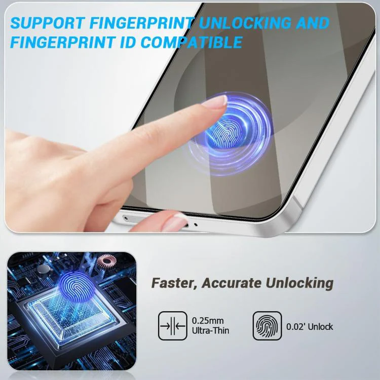 For Galaxy Z Fold8 Ultra 5G Outer Screen Kalebol High-Aluminum Screen-Printed Full-Coverage Anti-Fingerprint Black-Bordered HD Tempered Glass Film - Image 6