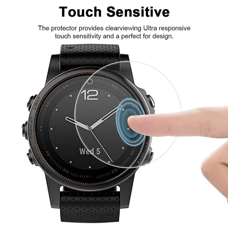 For Garmin Fenix 5s 5pcs xDfind Soft Hydrogel Film Full Cover Watch Front Protector - Image 5