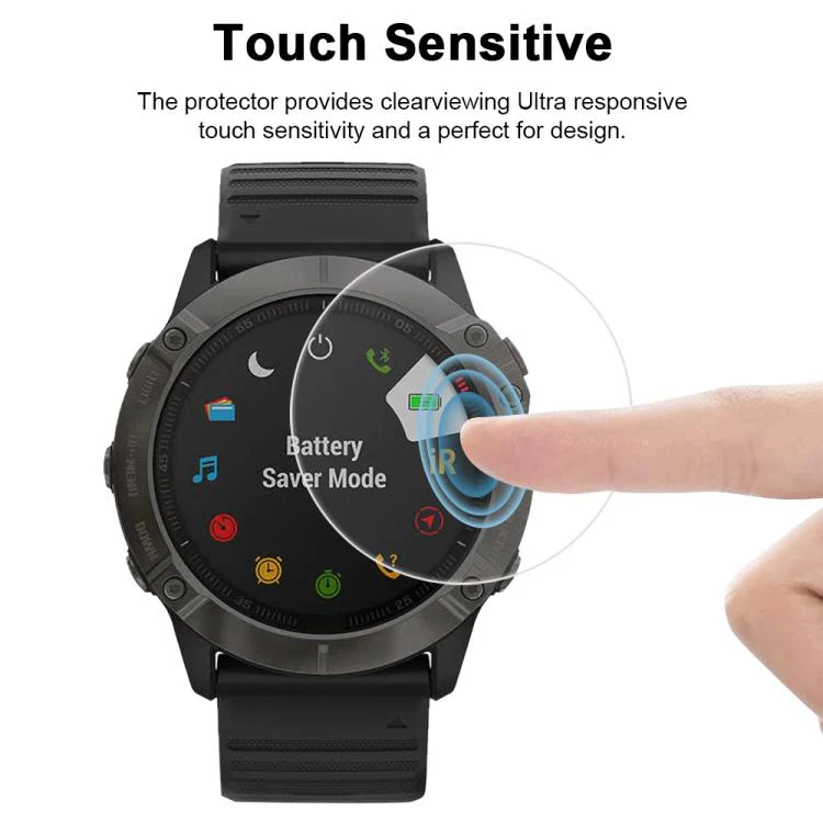 For Garmin Fenix 6X / 6X Pro 5pcs xDfind Soft Hydrogel Film Full Cover Watch Front Protector - Image 5