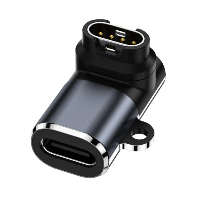 For Garmin Fenix 8 / 7X / vivoactive 6 xDfind Watch Charging Adapter, Interface:Type-C 90 Degree Elbow