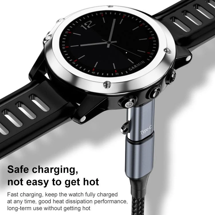 For Garmin Fenix 8 / 7X / vivoactive 6 xDfind Watch Charging Adapter, Interface:Type-C 90 Degree Elbow - Image 3