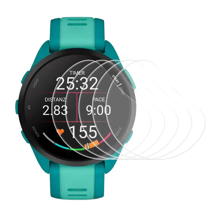 For Garmin Forerunner 165 5pcs xDfind Soft Hydrogel Film Full Cover Watch Front Protector
