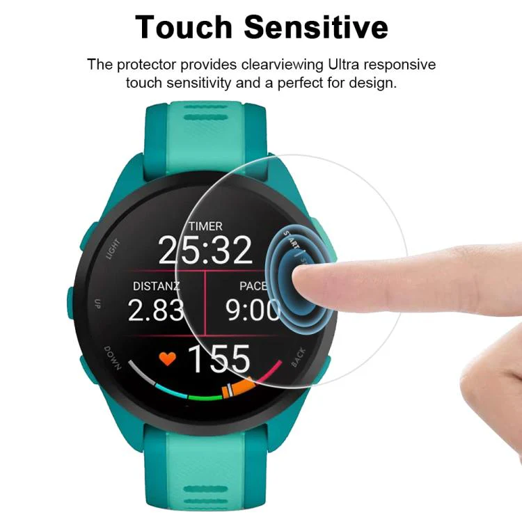 For Garmin Forerunner 165 5pcs xDfind Soft Hydrogel Film Full Cover Watch Front Protector - Image 5