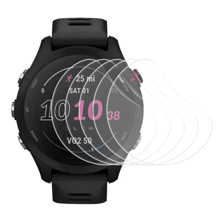 For Garmin Forerunner 255s 5pcs xDfind Soft Hydrogel Film Full Cover Watch Front Protector