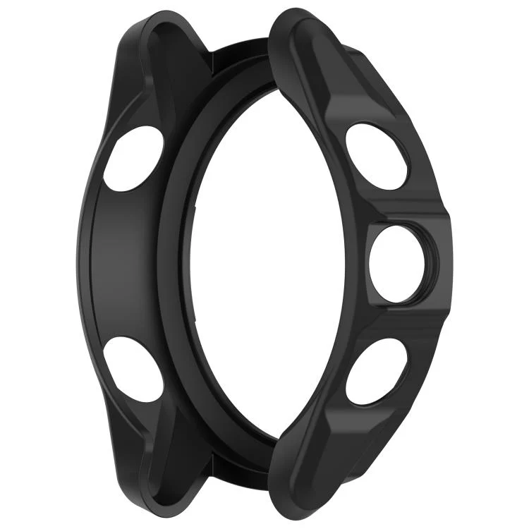 For Garmin Forerunner 70 / 170 / 170 Music Hollow Armor TPU Half Coverage Watch Protective Case(Black) - Image 5