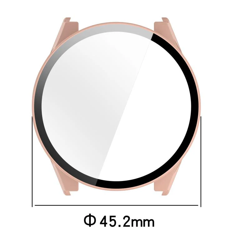 For Garmin Forerunner 70 / 170 / 170 Music Tempered Glass Film Integrated PC Watch Protective Case(Pine Green) - Image 8