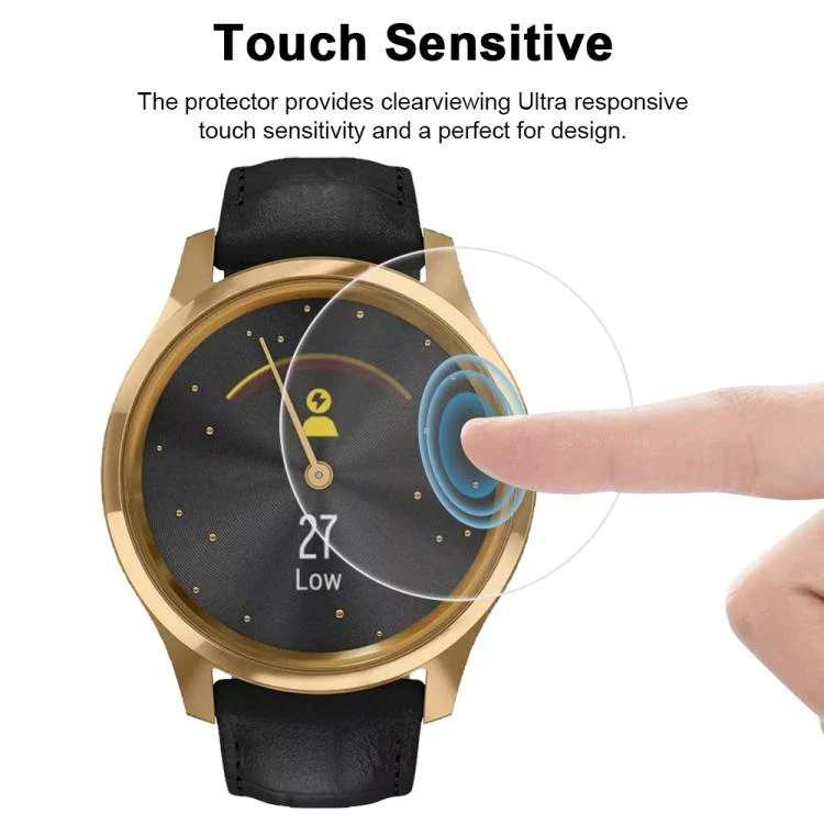 For Garmin GarminMove Luxe / Style 5pcs xDfind Soft Hydrogel Film Full Cover Watch Front Protector - Image 5