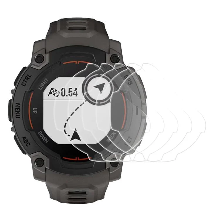 For Garmin Instinct E 45mm 5pcs xDfind Soft Hydrogel Film Full Cover Watch Front Protector