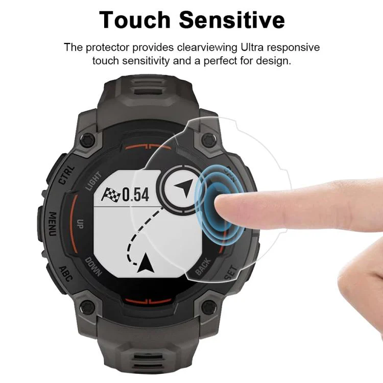 For Garmin Instinct E 45mm 5pcs xDfind Soft Hydrogel Film Full Cover Watch Front Protector - Image 5