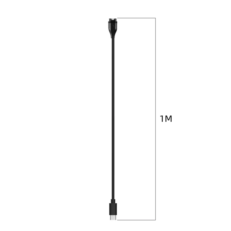 For Garmin Venu 3S Type-C  Port 1m Smart Watch Charging Cable(Black) - Image 2