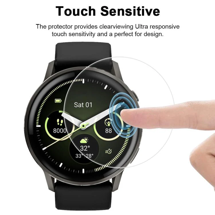 For Garmin Venu 4 45mm 5pcs xDfind Soft Hydrogel Film Full Cover Watch Front Protector - Image 5