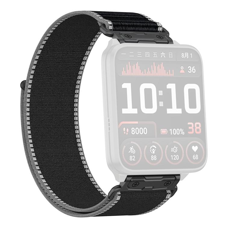 For Garmin Venu X1 xDfind Wild Path Loop Nylon Quick-release Watch Band(Charcoal Black) - Image 2