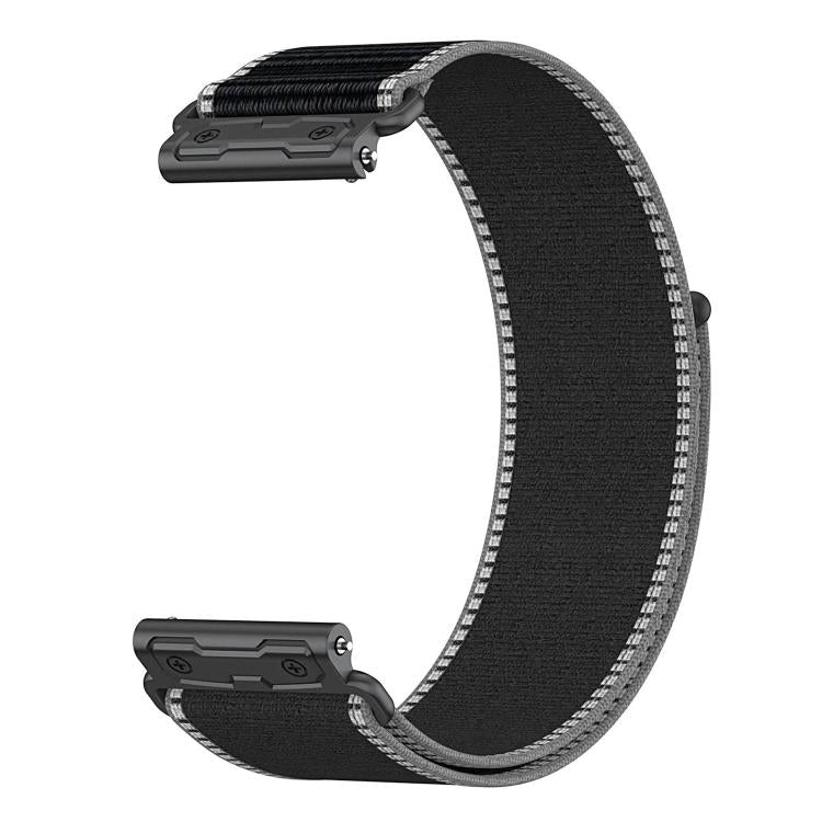 For Garmin Venu X1 xDfind Wild Path Loop Nylon Quick-release Watch Band(Charcoal Black) - Image 4