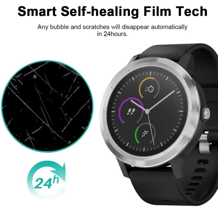 For Garmin vivoactive 3 5pcs xDfind Soft Hydrogel Film Full Cover Watch Front Protector - Image 4