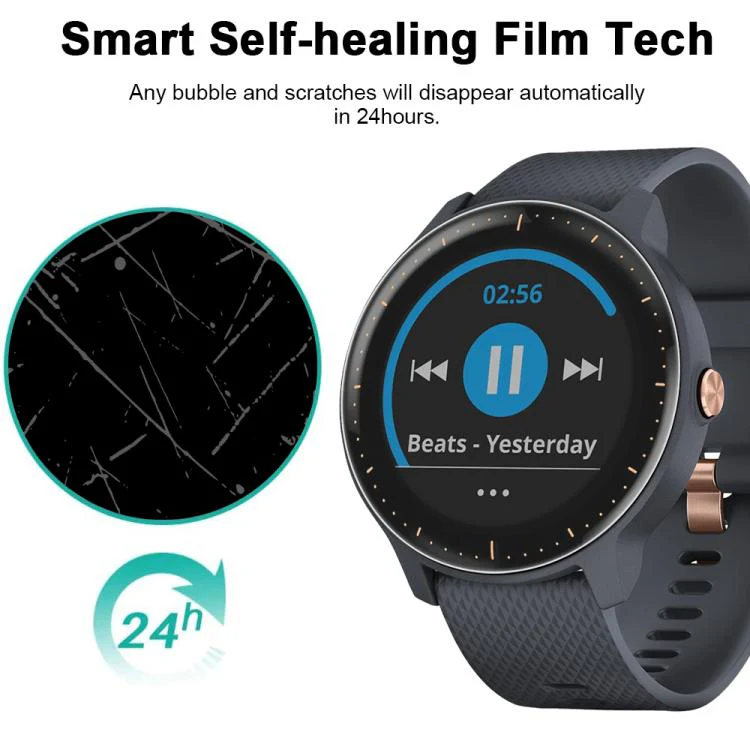 For Garmin vivoactive 3 Music 5pcs xDfind Soft Hydrogel Film Full Cover Watch Front Protector - Image 4