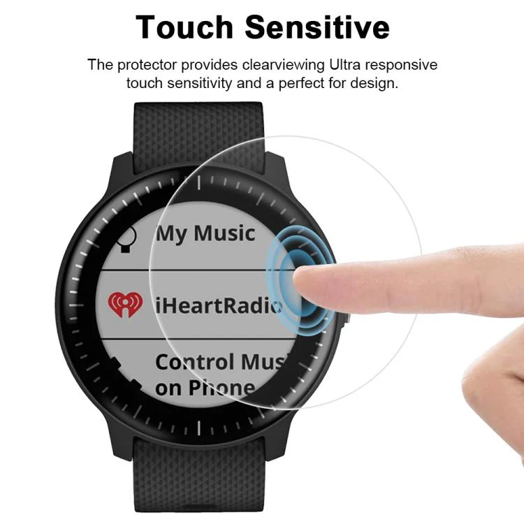 For Garmin vivoactive 3 Music 5pcs xDfind Soft Hydrogel Film Full Cover Watch Front Protector - Image 5