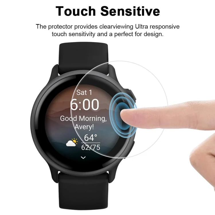 For Garmin vivoactive 6 5pcs xDfind Soft Hydrogel Film Full Cover Watch Front Protector - Image 5
