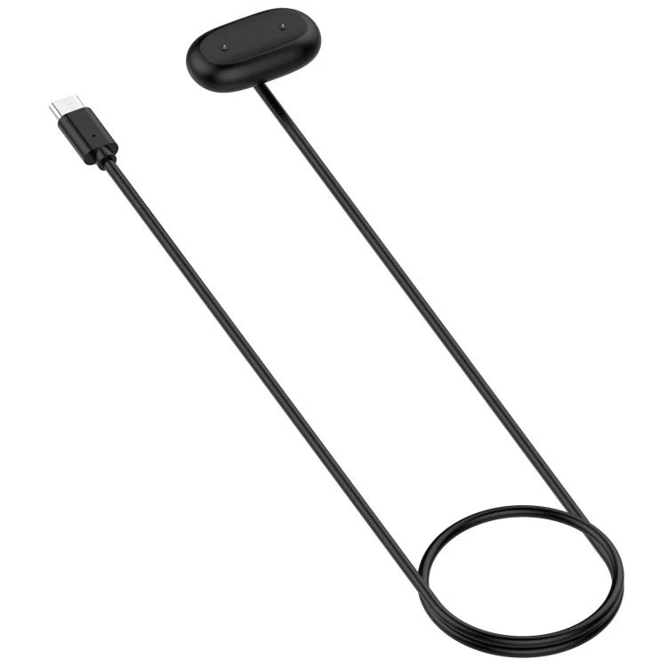 For Google Fitbit Air Smart Wristband Magnetic Charging Cable, Specification:Type-C Port(Black)