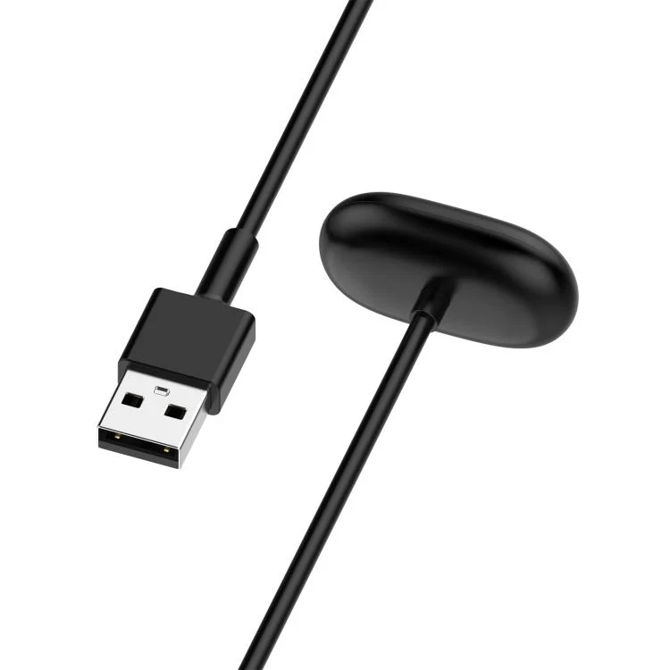 For Google Fitbit Air Smart Wristband Magnetic Charging Cable, Specification:USB-A Port(Black) - Image 3