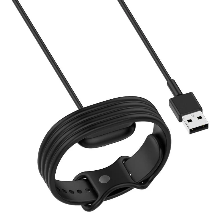 For Google Fitbit Air Smart Wristband Magnetic Charging Cable, Specification:USB-A Port(Black) - Image 6