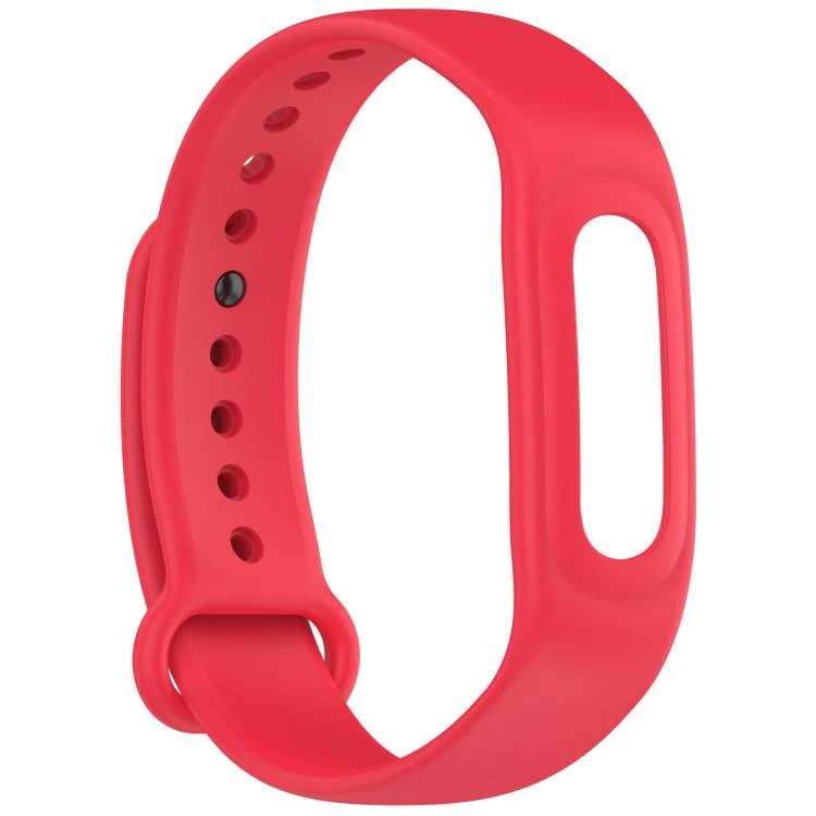 For Google Fitbit Air Watch Frame Integrated Reverse Buckle Silicone Watch Band(Berry) - Image 4
