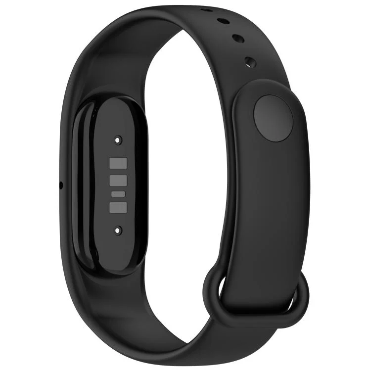 For Google Fitbit Air Watch Frame Integrated Reverse Buckle Silicone Watch Band(Black) - Image 2