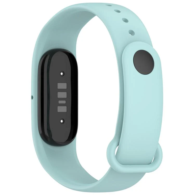 For Google Fitbit Air Watch Frame Integrated Reverse Buckle Silicone Watch Band(Light Blue) - Image 2