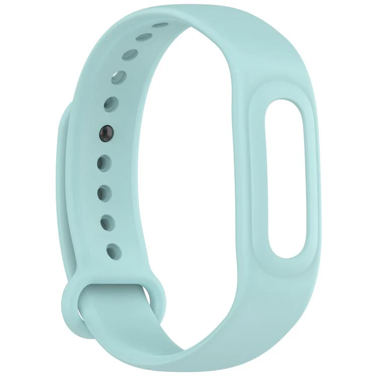 For Google Fitbit Air Watch Frame Integrated Reverse Buckle Silicone Watch Band(Light Blue) - Image 4