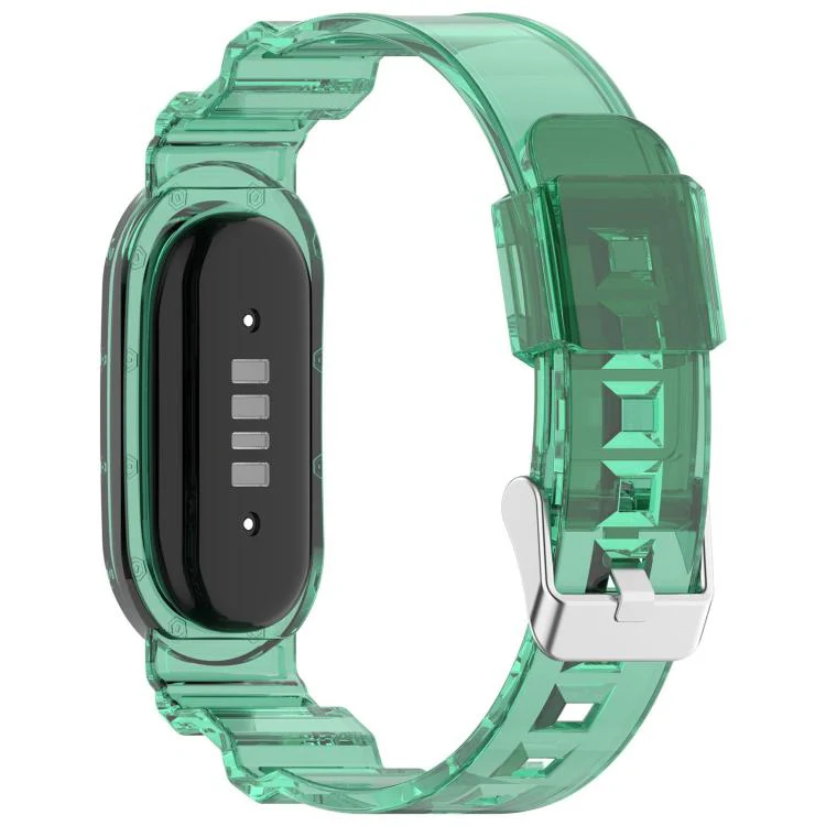 For Google Fitbit Air xDfind Glacier Integrated Case TPU Watch Band(Transparent Green) - Image 2