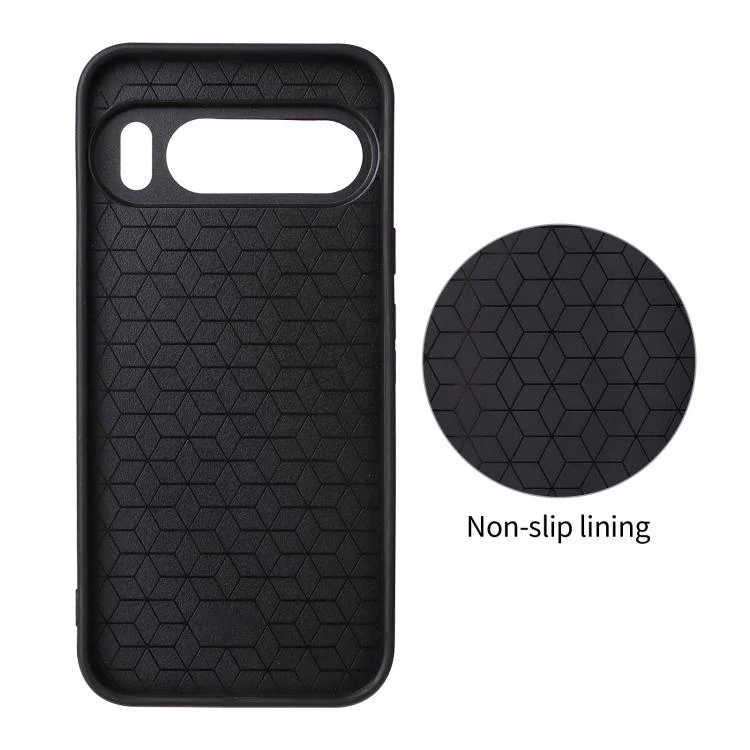 For Google Pixel 10 Pro XL Precise Cutout Carbon Fiber Texture Vegan Leather Phone Case(Blue) - Image 3