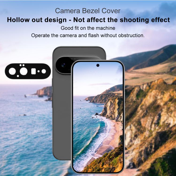 For Google Pixel 11 IMAK Metal Camera Lens Protector Cover(Black) - Image 6