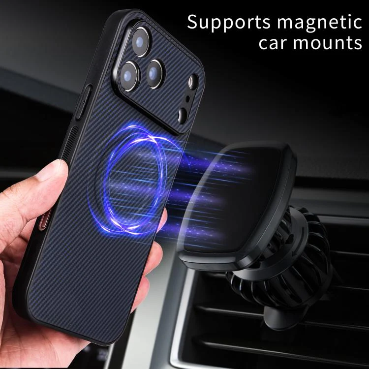 For Google Pixel 11 Precise Cutout Carbon Fiber Texture Vegan Leather Phone Case(Blue) - Image 5
